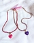 Colar Strass Coração