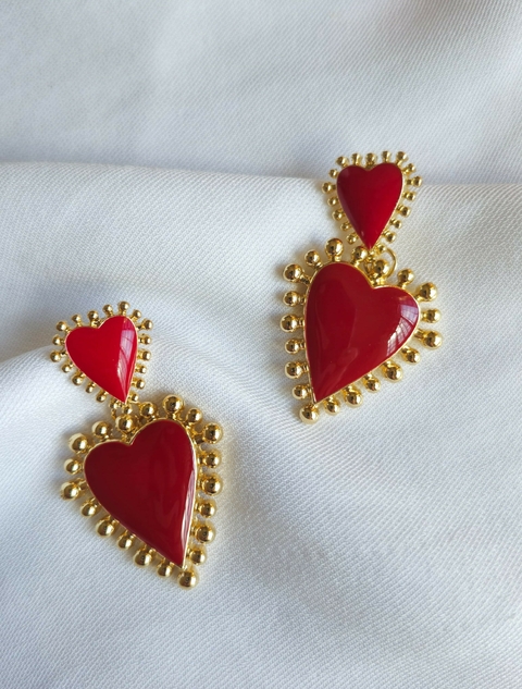 Brinco Coração Ame - comprar online