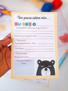 Sobre mim + ficha de autorização - comprar online