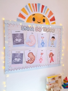 Painéis Linha do Tempo + Molduras + Sol fofo + Bordinhas - comprar online