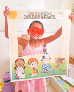 Painel para fotos - Dia Nacional do Livro Infantil