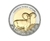 Turquia, 1 lira, 2015, FC, Comem. Fauna da Turquia - Mouflon, bimetálica, 26,15mm
