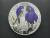 Zâmbia, 1000 Kwacha, 2014, FC (Proof), Comem. Espécies Animais Ameaçados - Arara-azul-grande, Cupro-níquel com revestimento de Prata, 40mm