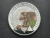 Gâmbia, 1000 Dalasis, 2015, Proof, Comem. Tesouros Naturais da Gâmbia - Hipopótamo, aço com revestimento em prata, 29g, 40mm