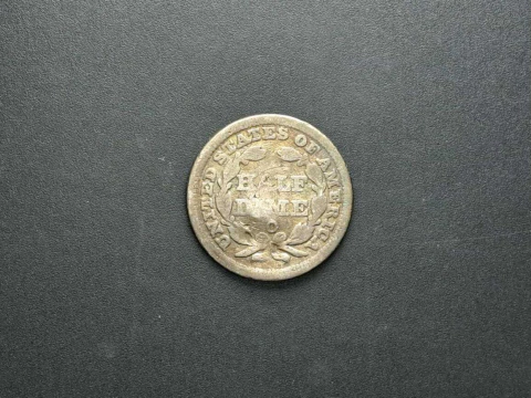 EUA (Estados Unidos), Half Dime Seated Liberty, 1851 O "New Orleans", prata 900, 1,34gr, 15,5mm - comprar online