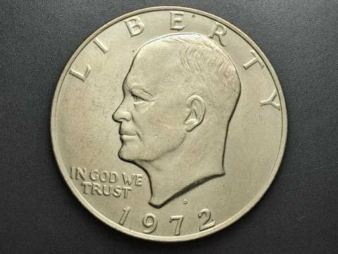 EUA (Estados Unidos), One dólar Eisenhower, 1972, Sob, cobre/cuproníquel, 38,1mm - comprar online