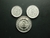 Antilhas Holandesas, set com 3 moedas de 1, 5 e 25 cents, 2016, FC - comprar online