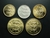 Estônia, set com 5 moedas, 10 senti a 1 Kroon, 2003-2008, (1 Kroon de 2008 é comemorativa de 90 anos da República Estoniana), FC - comprar online
