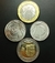 Moldávia, set com 4 moedas de 1, 2, 5 e 10 Lei, 2018-2022, formam o Auroque moldavo e a Águia do Brasão no reverso, FC