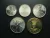 Tonga, set com 5 moedas de 5 senti a 1 Pa'anga, 2015, FC