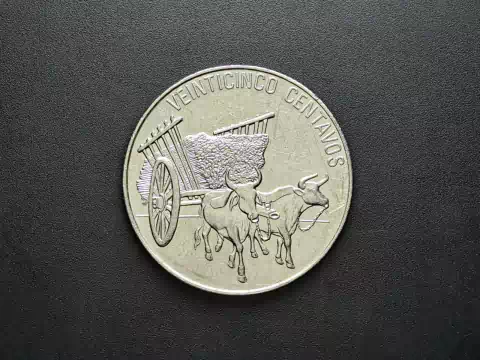 República Dominicana, 25 centavos, 1989/1991, Sob, aço/níquel, 24,2mm