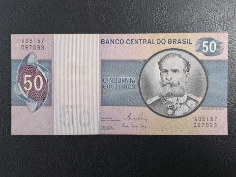 C144 - Cédula de 50 cruzeiros, de 1980, MBC/Sob - comprar online