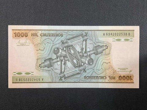 C163 - Cédula de 1000 cruzeiros, de 1984, FE - comprar online