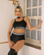 Conjunto listras brilho - loja online