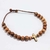 Pulseira Madeira Imbuia 8mm Cruz Ouro Velho - loja online