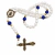 Terço Nossa Senhora Aparecida Pérola Na Bolsinha Com Zíper - comprar online