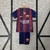 Kit Infantil Barcelona Retro Home 2014/15 - Torcedor Nike Masculina - Vermelha e Azul
