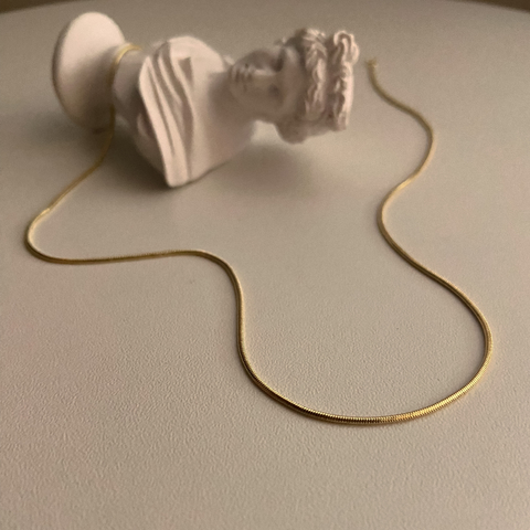 COLAR CELESTE DOURADO