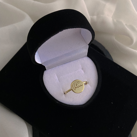 ANEL AJUSTAVEL PERSONALIZAVEL DOURADO - comprar online
