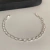 PULSEIRA ELO OVAL PRATA