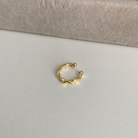 MINI PIERCING FAKE AMASSADO DOURADO