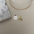 Imagem do COLAR PERSONALIZADO MEDALHA 15 mm E MINI URSO CRAVEJADO DOURADO