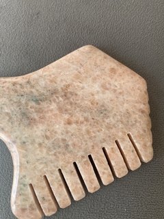 GUA SHA PEINE PIEDRAS ÓNIX - Lena Vegetal