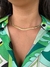 Choker rede 6mm - Banhado a ouro