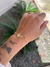 Pulseira Mãe e Maria - Banhado a Ouro - Cruzeiro Joias