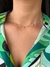 Choker pontos coloridos - Banhado a ouro na internet