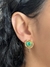 Brinco Round - Banhado a ouro