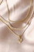 corrente riviera cristal - Banhado a ouro - comprar online