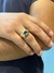 Anel Pedra Azul Formatura - Banhado a Ouro - comprar online