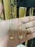 Escapulário Feminino Coração - Banhado a Ouro - comprar online