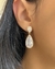 Brinco Gota Diamante - Banhado a ouro