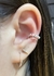 Piercing Fake Fio Duplo Bolinhas - Prata 925