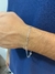 Pulseira 3x1 fecho tradicional - Prata 925