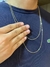 Corrente Cadeado 1mm - Banhado a Ouro