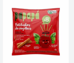 Biscoito Infantil Papapá Orgânico Tomate & Manjericão Palitinho 20g