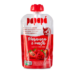 Papinha Papapá Orgânica Maçã Morango S/ Leite e Glúten 100g - comprar online