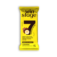 Barra Proteica Chocolate com Banana Sem Açúcar Winstage 54g