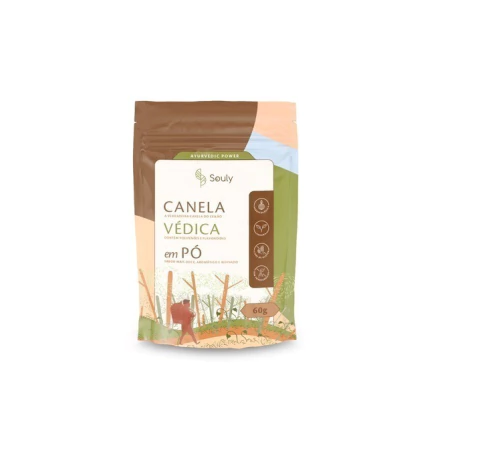 Canela do Ceilão Vedica em Pó Souly 60g - comprar online