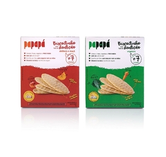 Kit 2 Biscoito Infantil para Fase da Dentição Papapá 72g - comprar online