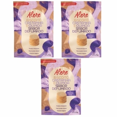 kIT 3 Biscoitos De Castanha E Quinoa Defumado Sem Glúten Alere - 210g
