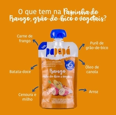 Papinha Papapa Frango Grão Vegetais 120g - comprar online