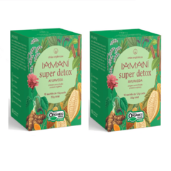 Kit 2 Chá Orgânico Super Detox Ayurveda Iamaní 15 sachês - total 45g - comprar online