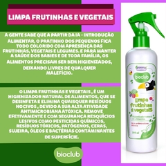 Limpa Frutas Vegetais Natural Saúde Higieniza BioClub 300ml - comprar online