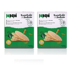 Kit 2 Biscoito Infantil Fase da Dentição Vegetais Papapá 72g - comprar online