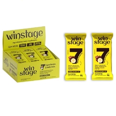 Kit 12 Barras Proteica Chocolate e Banana S/ Açúcar Winstage