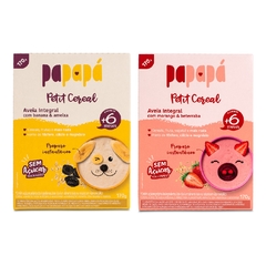 Kit 2 Cereal Infantil Papapá Aveia Banana Morango S/ Açúcar na internet